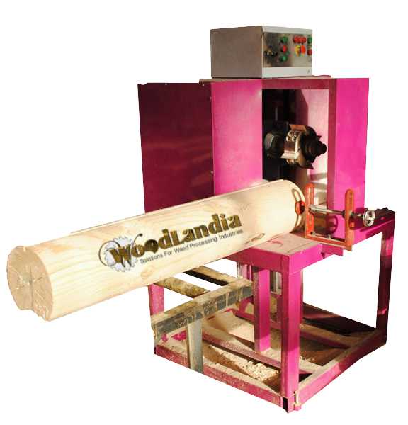 Woodlandia LJ-1M log-end slot milling machine
